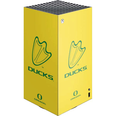 University of Oregon Ducks Logo XBox Series X Digital Edition Console Skin